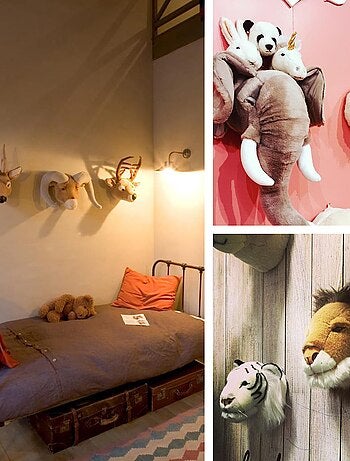 Peluche trophée mural Fantastique Licorne Claire