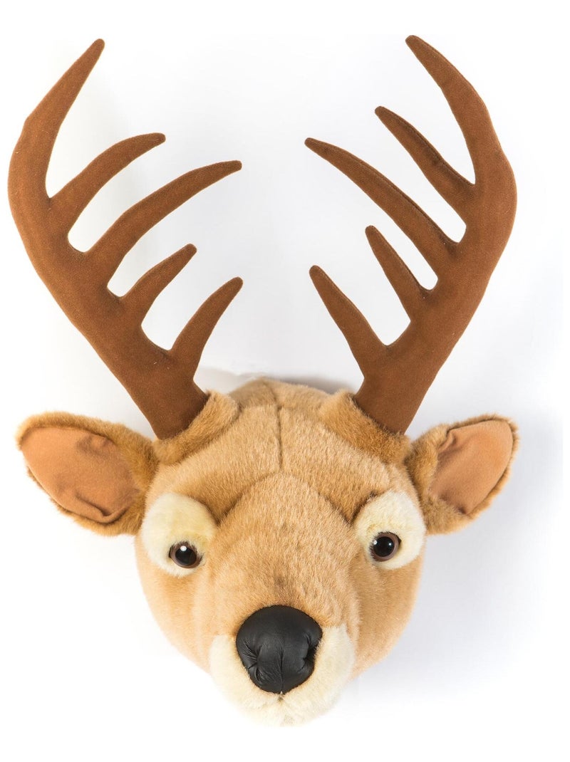 Peluche trophée mural Forêt Cerf Billy Marron - Kiabi