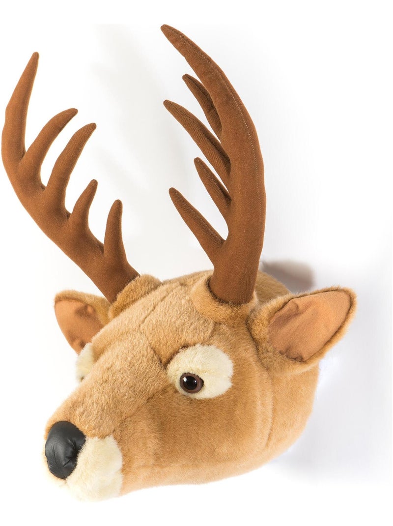 Peluche trophée mural Forêt Cerf Billy Marron - Kiabi