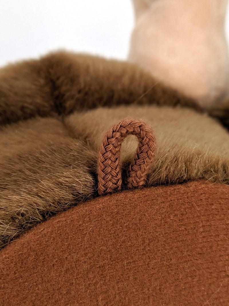 Peluche trophée mural Forêt Élan Grand Alfred Marron - Kiabi