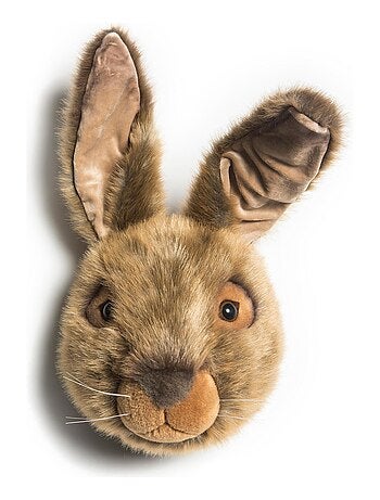 Peluche trophée mural Forêt Lièvre Brun Lewis