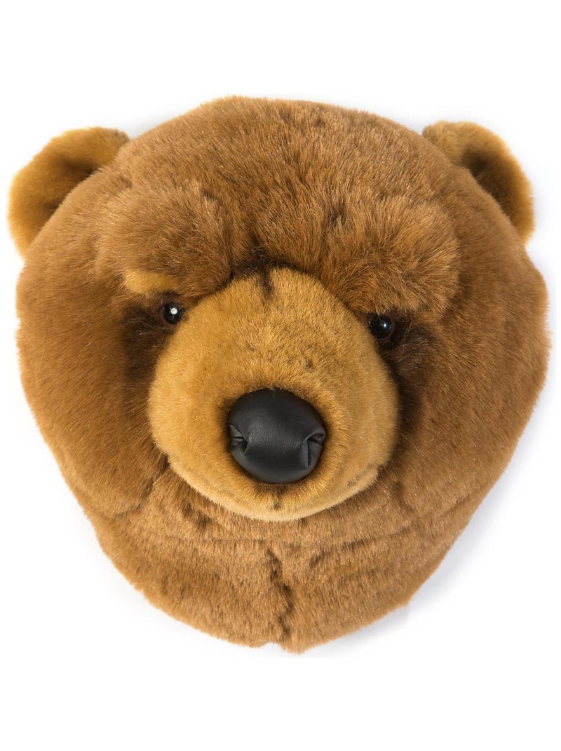 Peluche trophée mural Forêt Ours Brun Oliver Marron - Kiabi