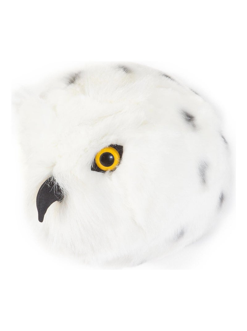 Peluche trophée mural Polaire Harfang Des Neiges Chloe Blanc - Kiabi