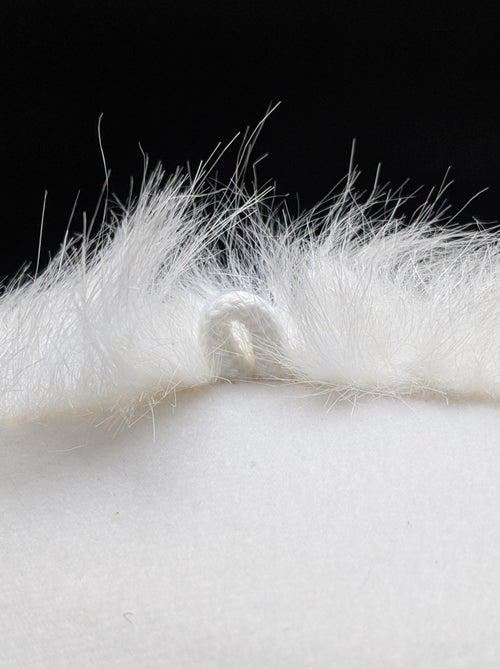 Peluche trophée mural Polaire Loup blanc Lucy - Kiabi