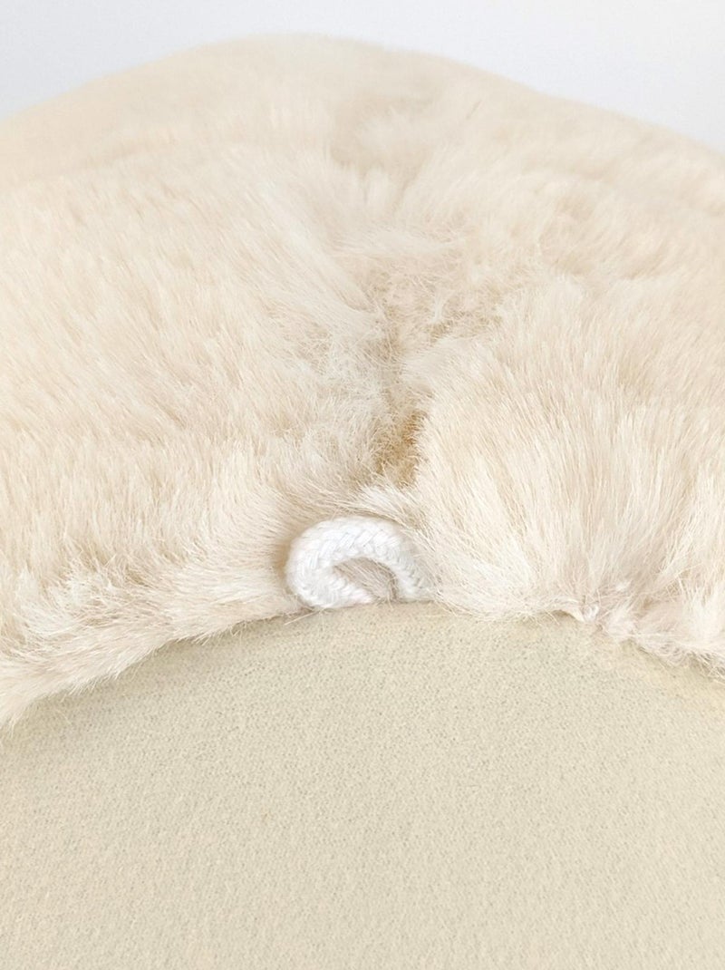 Peluche trophée mural Polaire Ours Blanc Basile Blanc - Kiabi