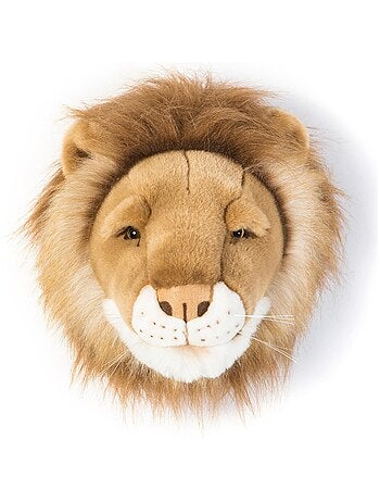 Peluche trophée mural Savane Lion Petit Cesar