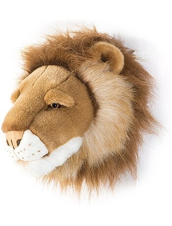 Peluche trophée mural Savane Lion Petit Cesar