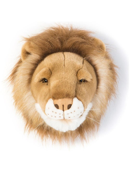 Peluche trophée mural Savane Lion Petit Cesar - Kiabi