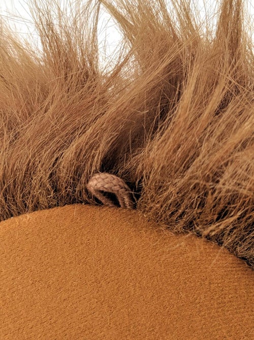 Peluche trophée mural Savane Lion Petit Cesar - Kiabi