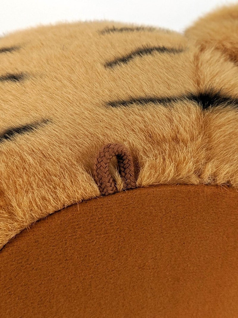 Peluche trophée mural Savane Tigre Félix Marron - Kiabi