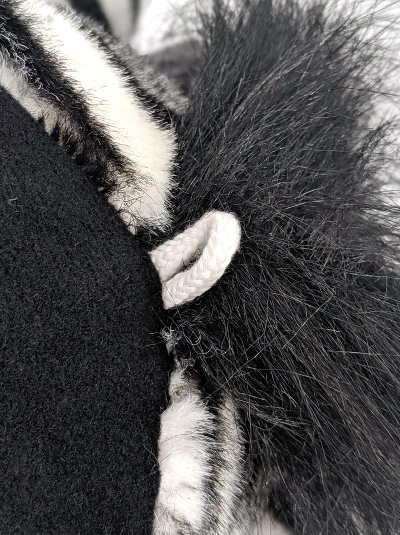 Peluche trophée mural Savane Zèbre Daniel Noir Noir - Kiabi