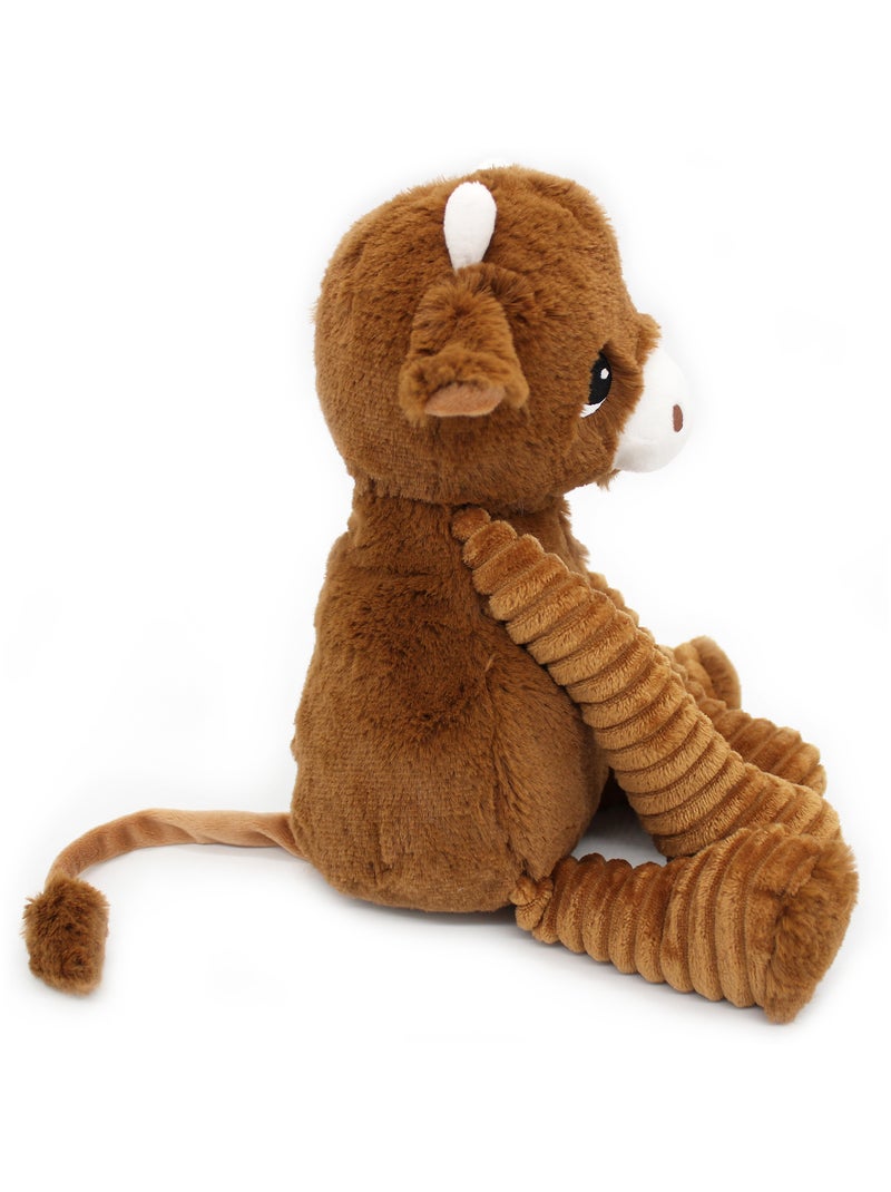 Peluche vache maman et son bébé marron Marron - Kiabi