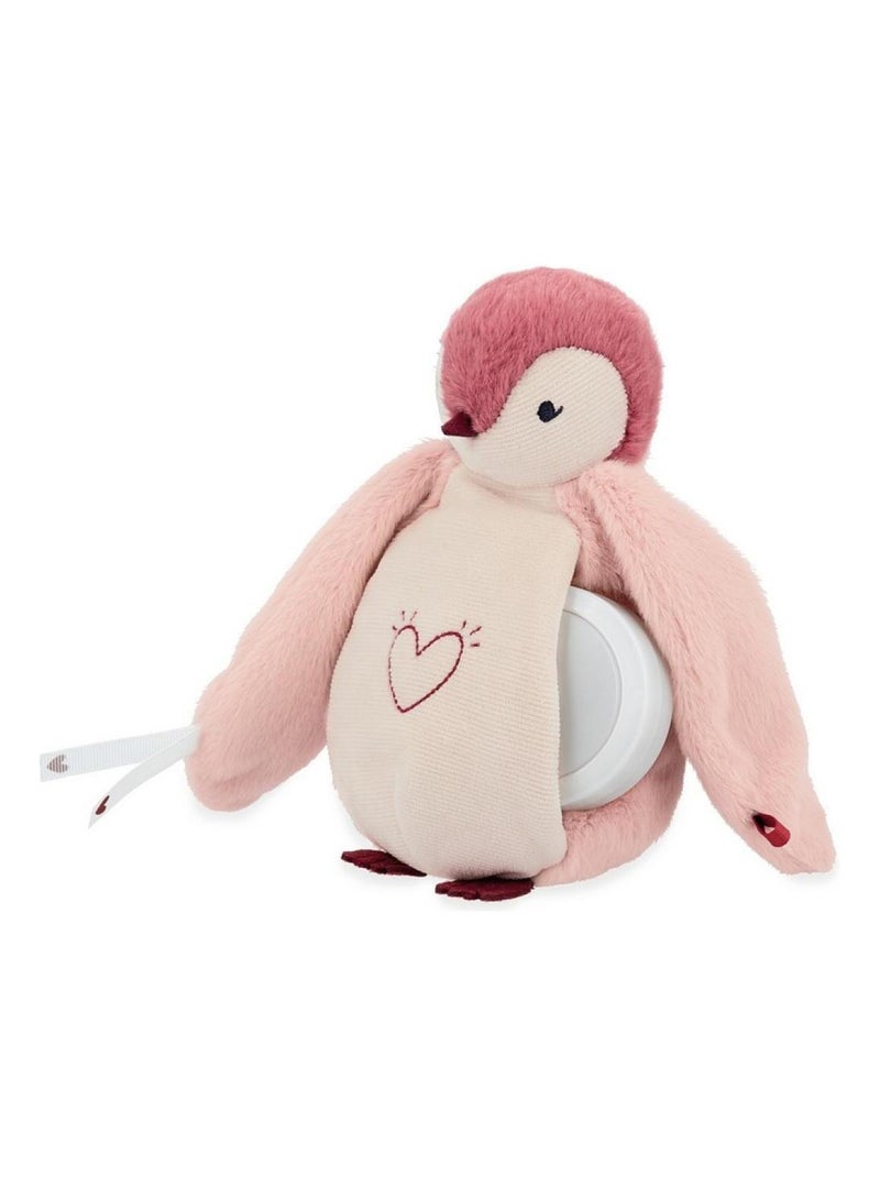 Peluche veilleuse - Manchot rose Bleu - Kiabi