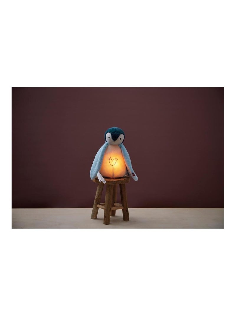 Peluche veilleuse - Manchot rose Bleu - Kiabi