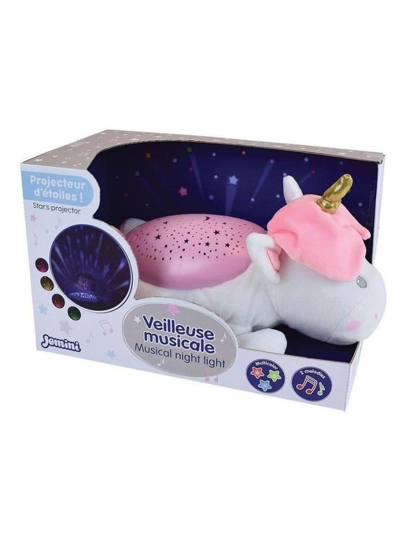 Peluche veilleuse et musicale LICORNE - JEMINI 39 - Jemini N/A - Kiabi