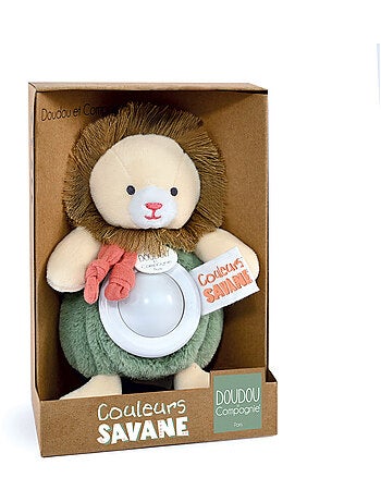 Peluche veilleuse lion 15 cm