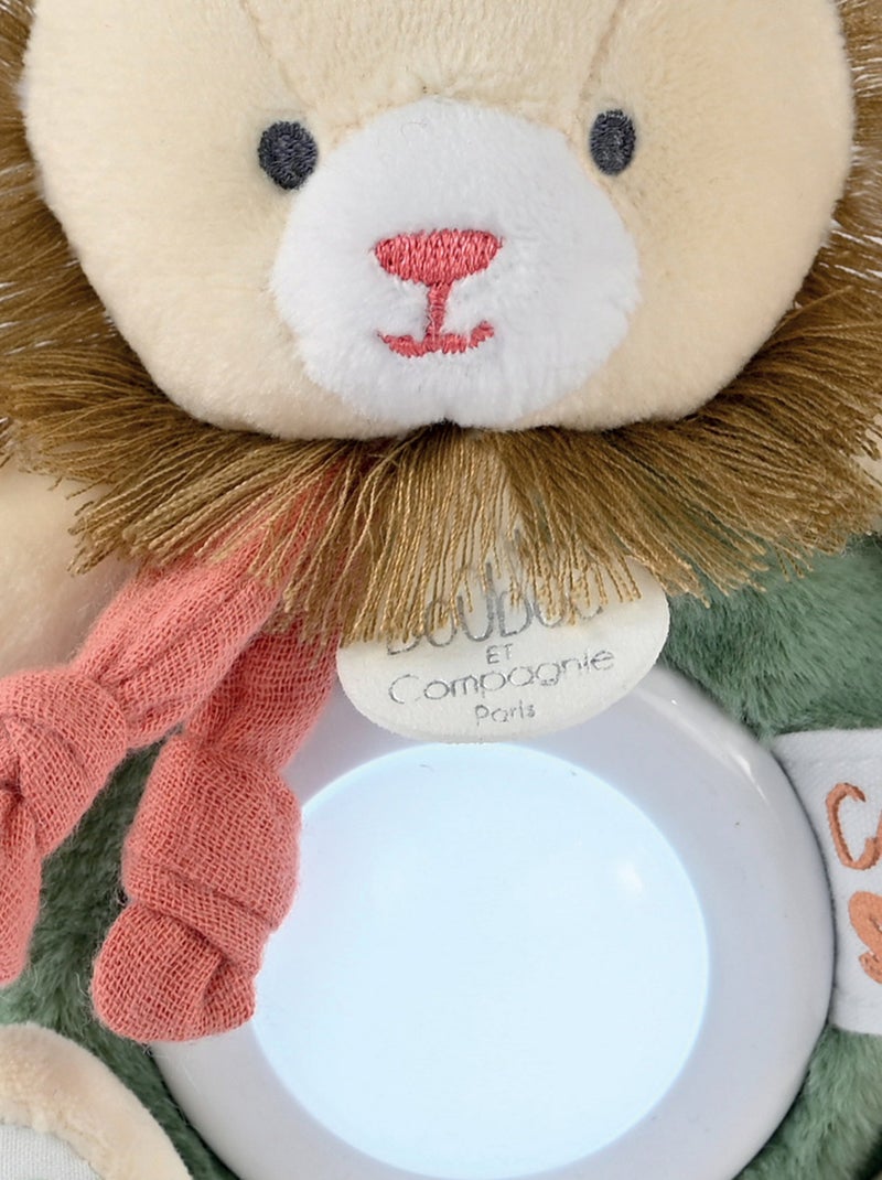 Peluche veilleuse lion 15 cm Vert - Kiabi