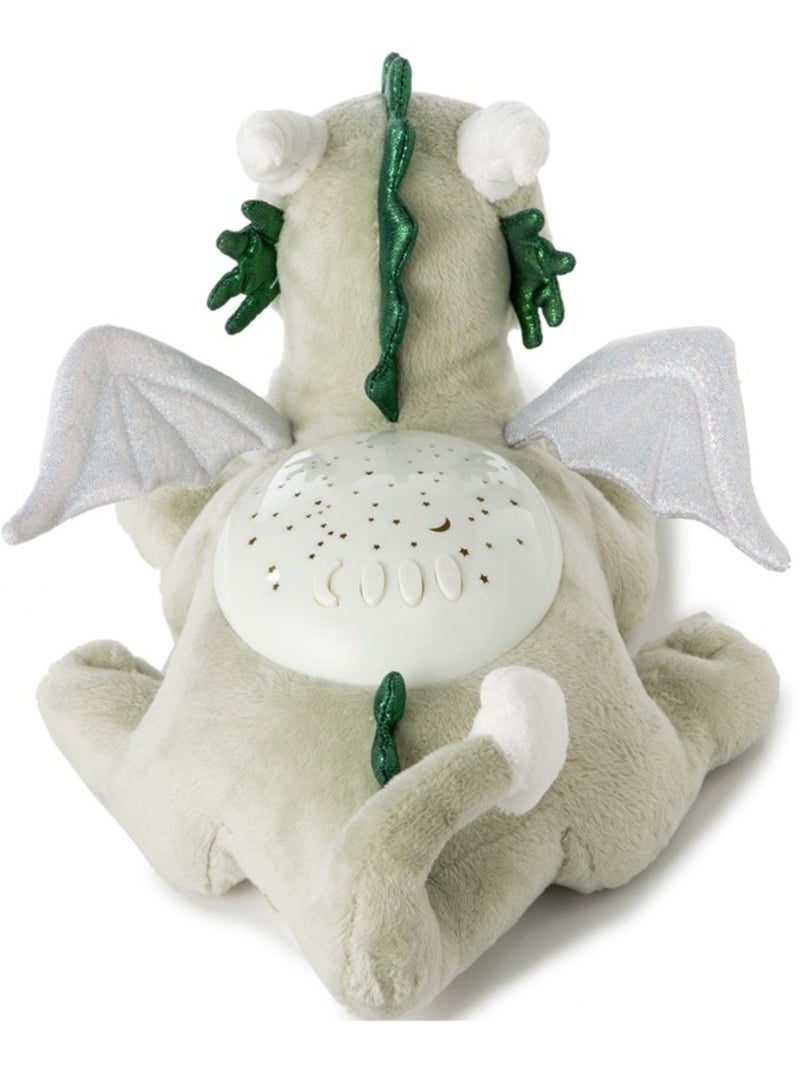 Peluche veilleuse projecteur d'étoiles Dragon Vert - Kiabi