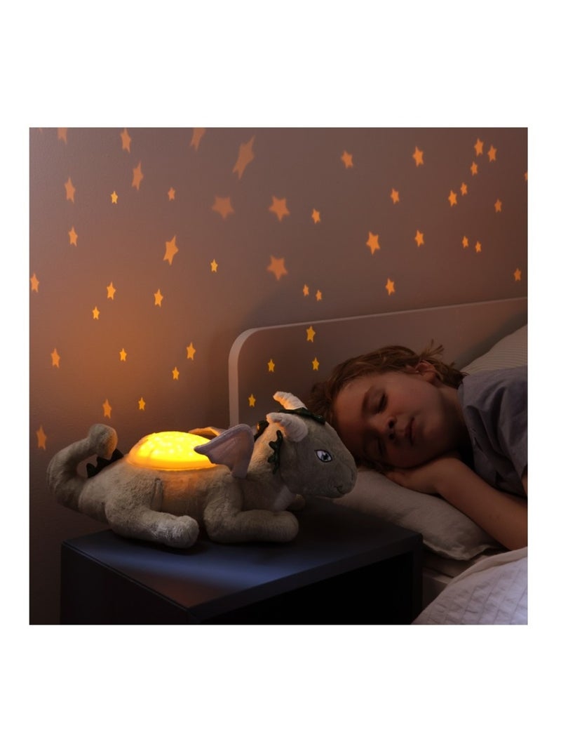 Peluche veilleuse projecteur d'étoiles Dragon Vert - Kiabi