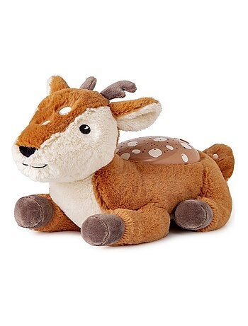 Peluche veilleuse projecteur d'étoiles Faon