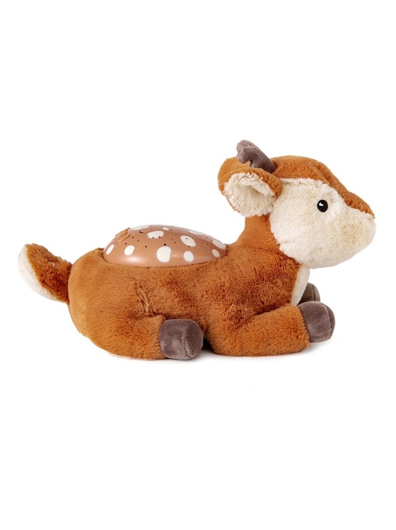 Peluche veilleuse projecteur d'étoiles Faon Marron - Kiabi