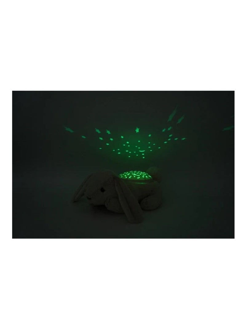 Peluche veilleuse projecteur d'étoiles Lapin Beige - Kiabi