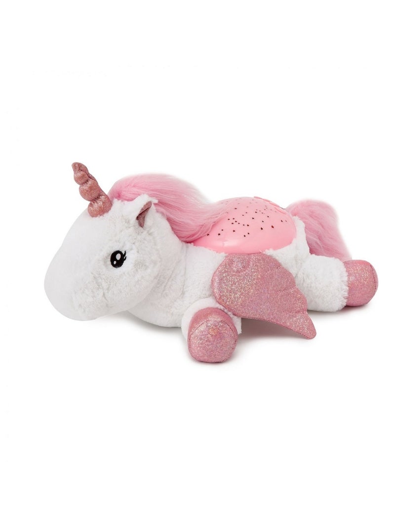 Peluche veilleuse projecteur d'étoiles Licorne Rose - Kiabi