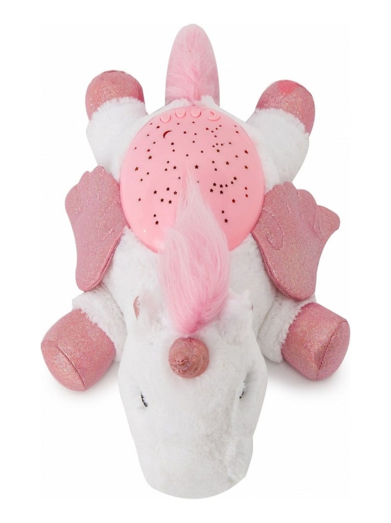 Peluche veilleuse projecteur d'étoiles Licorne Rose - Kiabi