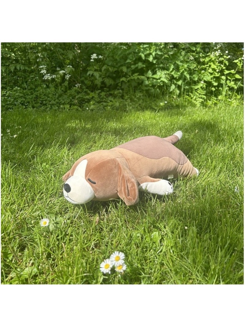 Peluche Vick le chien Beagle 54 cm Marron - Kiabi