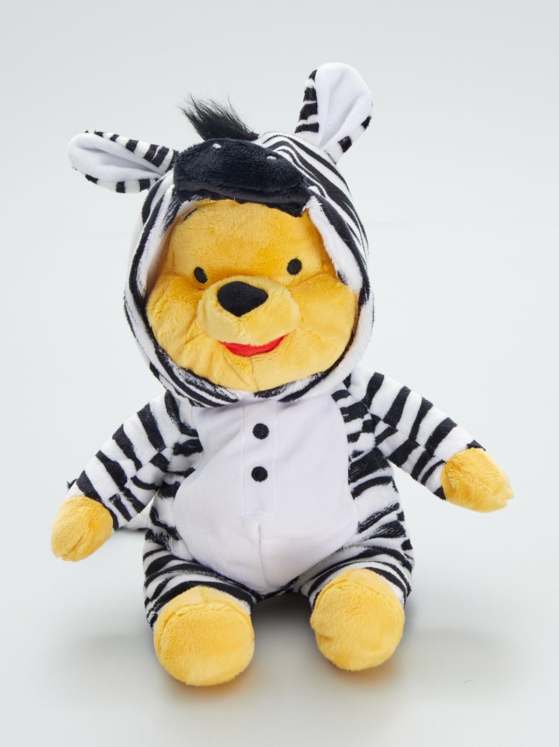 Peluche 'Winnie l'ourson' 'Disney' Blanc/noir - Kiabi