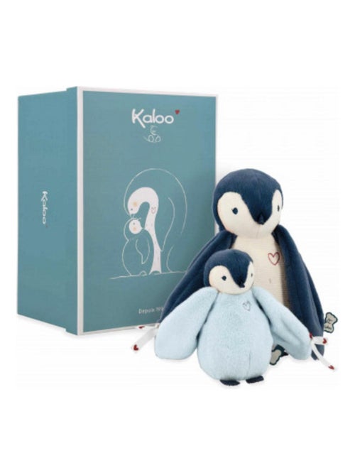 Peluches calins manchots bleus - Kiabi