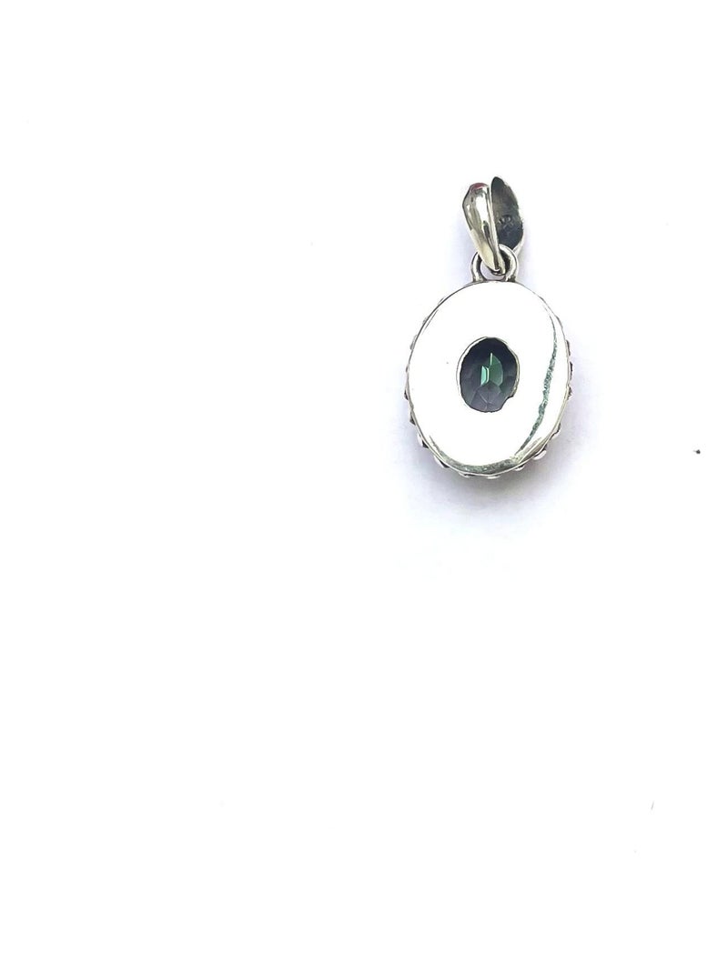 Pendentif argent et topaze mystique, Bijoucolor Argent - Kiabi