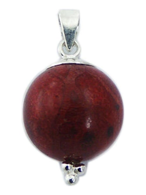 Pendentif boule en argent et gorgone, Bijoucolor - Kiabi