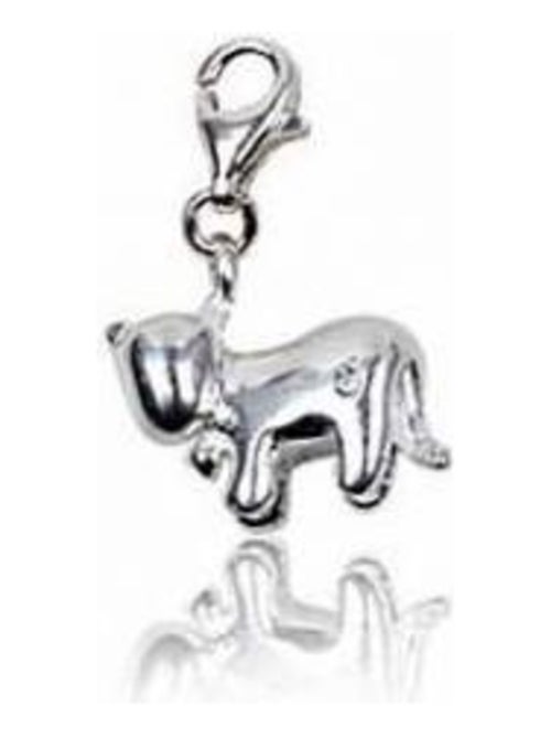 Pendentif Charms animal en argent, Bijoucolor - Kiabi