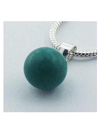 Pendentif en argent et turquoise, Bijoucolor
