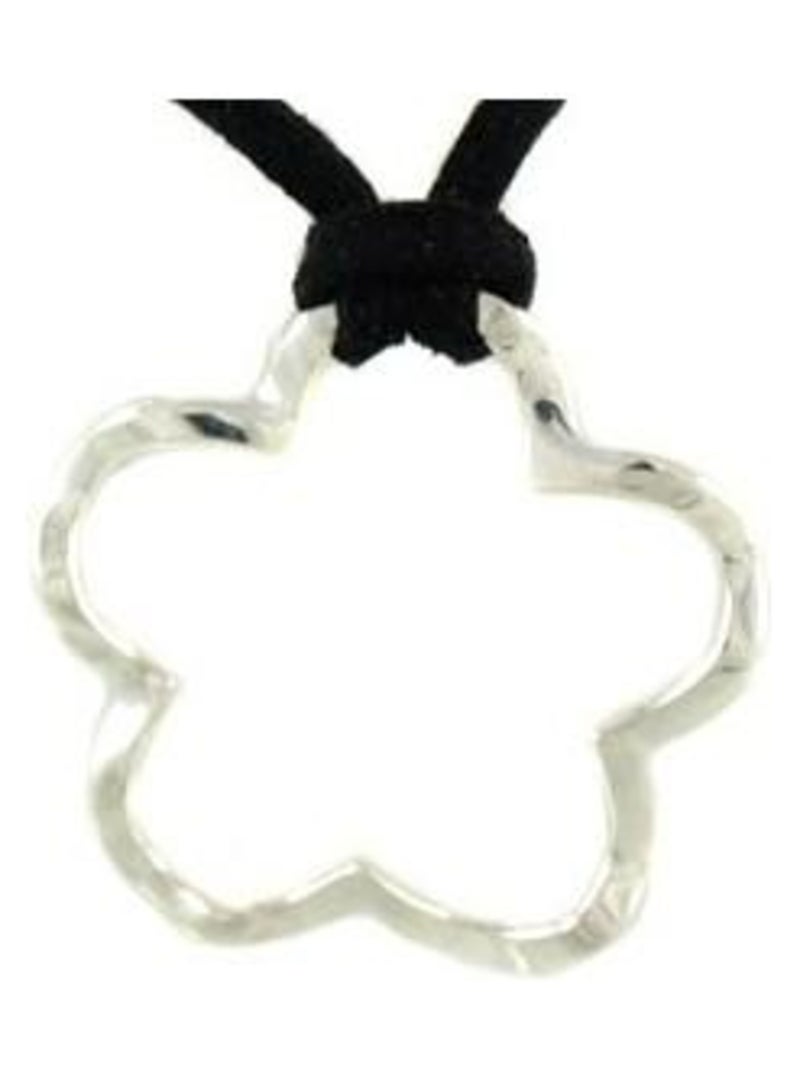 Pendentif forme fleur en argent, Bijoucolor Argent - Kiabi