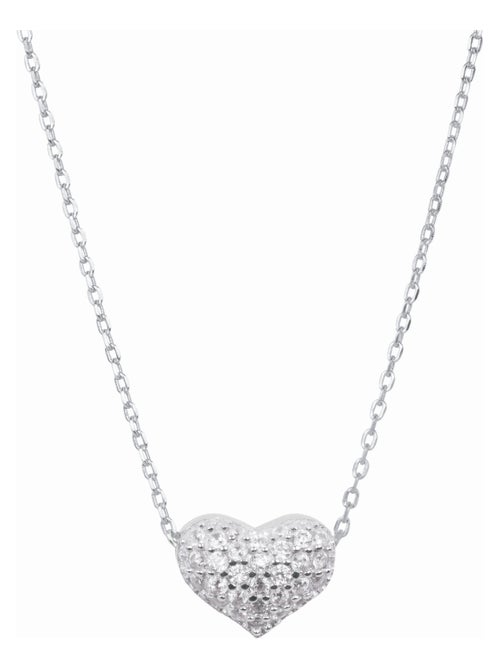Pendentif Luxenter Love Argent et Cz - Kiabi