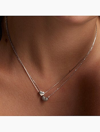 Pendentif Luxenter Love Argent et Cz