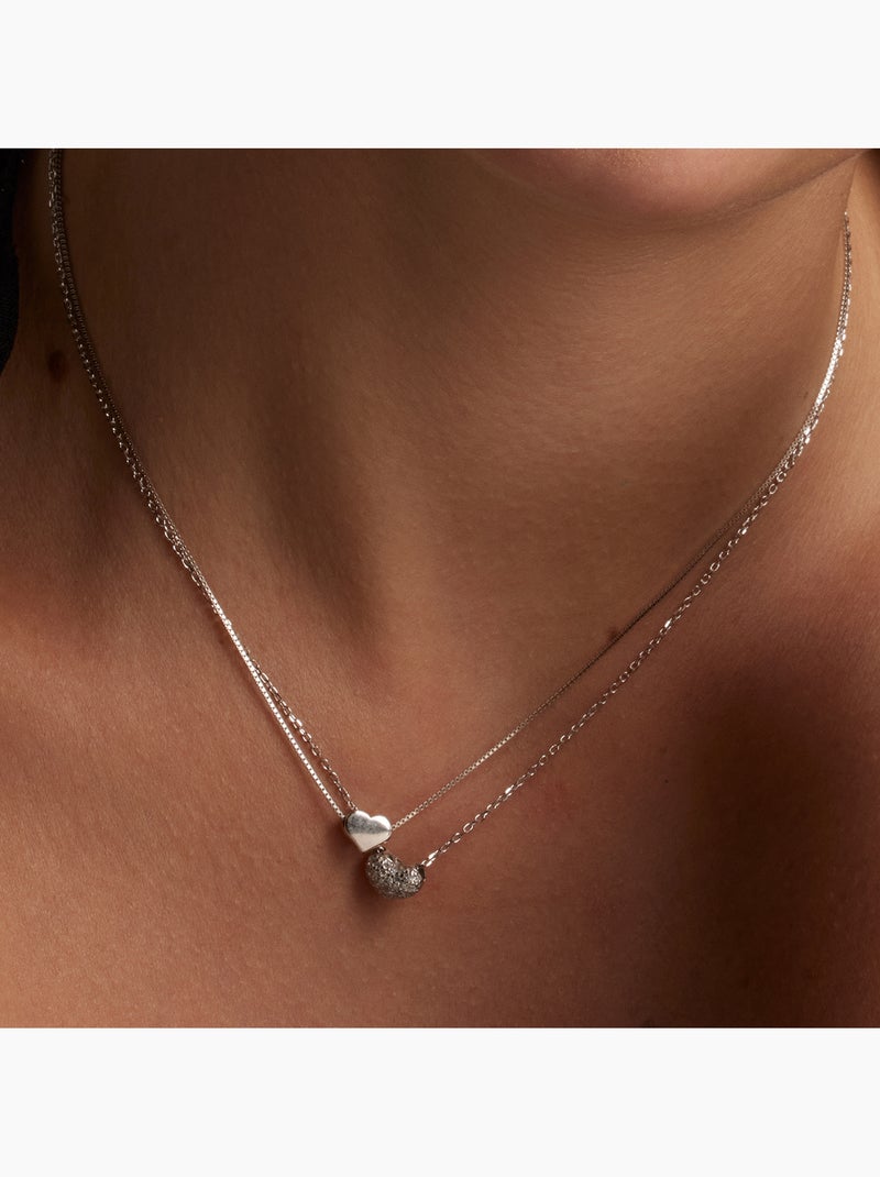 Pendentif Luxenter Love Argent et Cz Argent - Kiabi