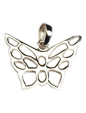 Pendentif papillon en argent, Bijoucolor
