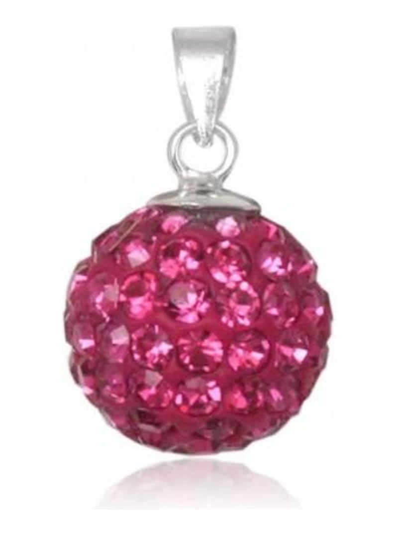 Pendentif SHAMBALLA ROSE - Diamètre 1cm Rose - Kiabi