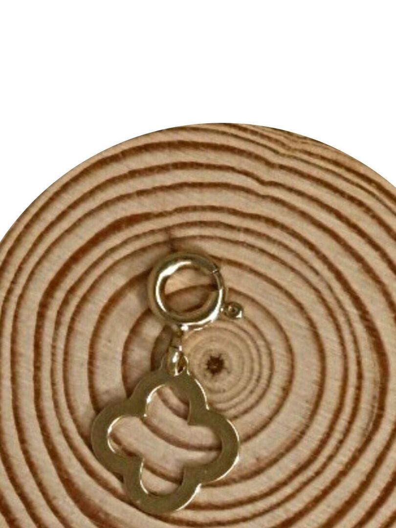 Lot De 6 Pendentifs Vintage Plaqué Or Avec Pierreries - Ancien - Occasion - Doré