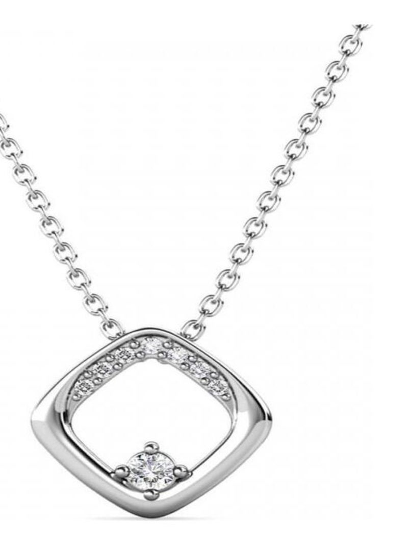 Pendentifs Adelise - Argenté et Cristal Argent - Kiabi