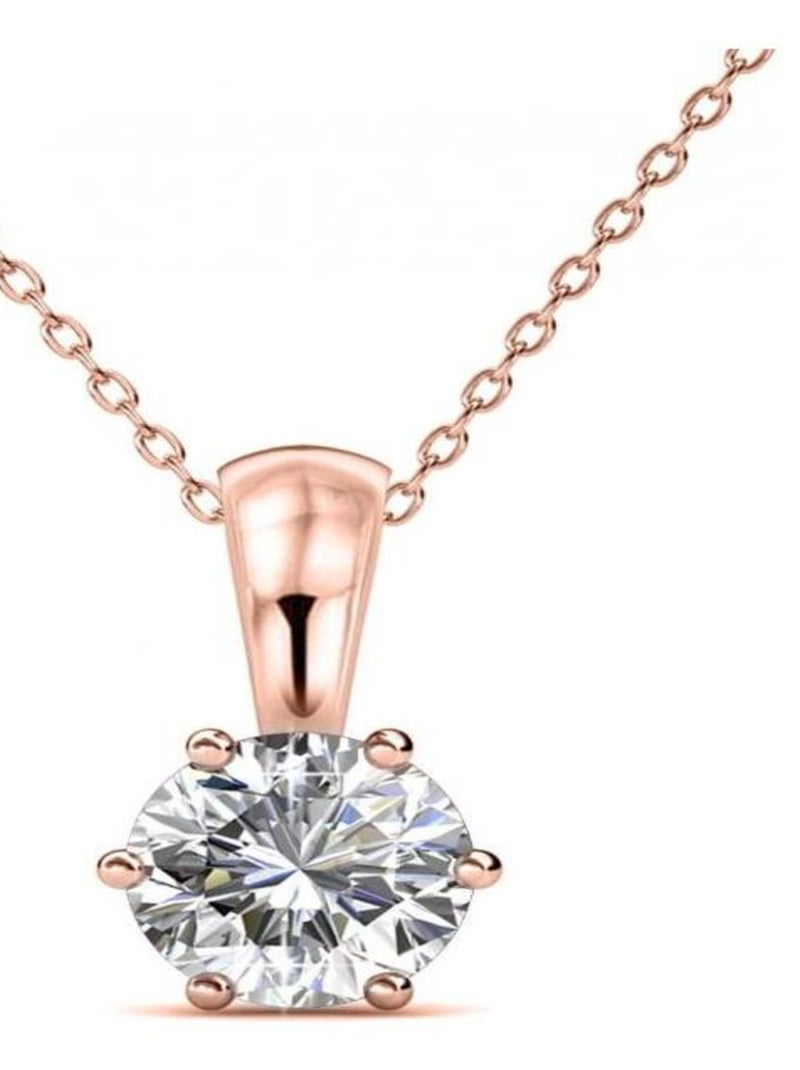 Pendentifs Birth Stone - Or Rosé et Cristal Transparent - Kiabi