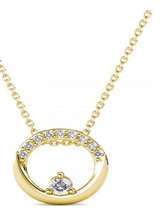Pendentifs Clarine - Doré et Cristal