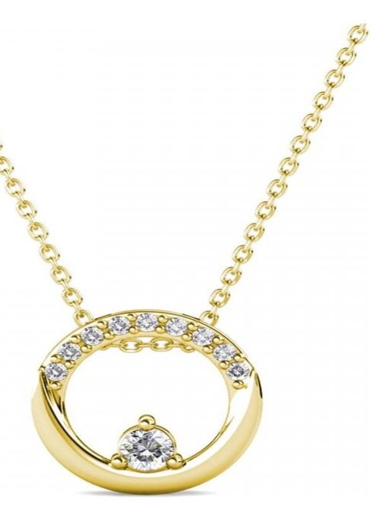 Pendentifs Clarine - Doré et Cristal Doré/or - Kiabi