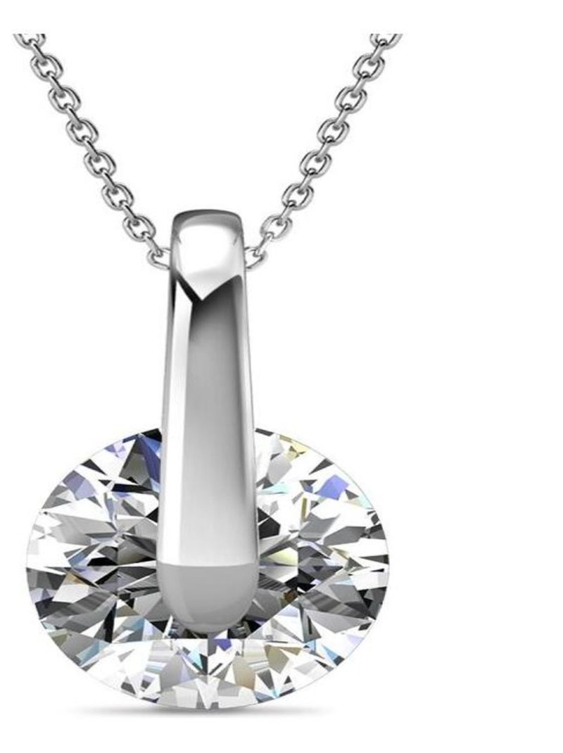 Pendentifs Classy - Argenté et Cristal Argent - Kiabi