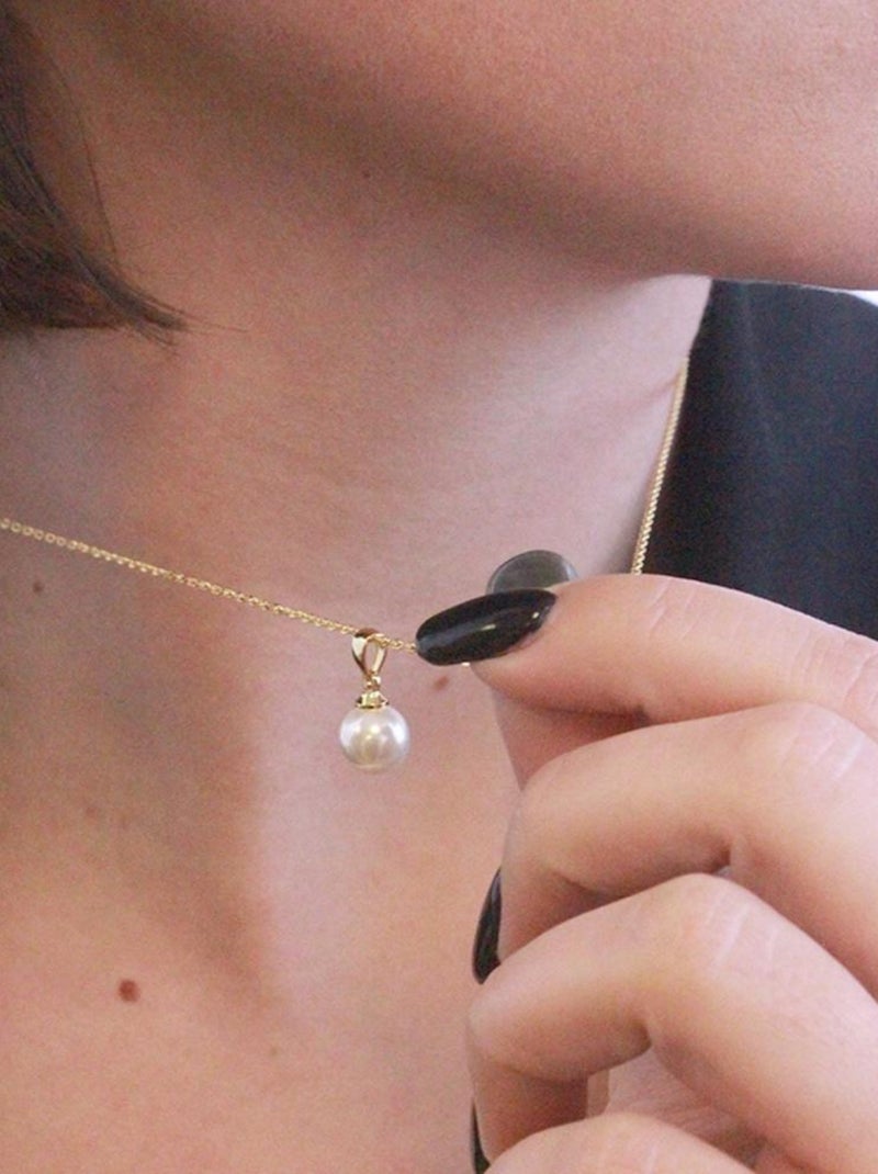 Pendentifs Full Moon Pearl - Doré et Cristal Doré/or - Kiabi