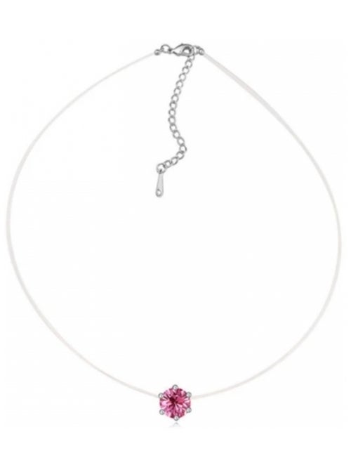 Pendentifs Invisible - Argenté et Rose - Kiabi