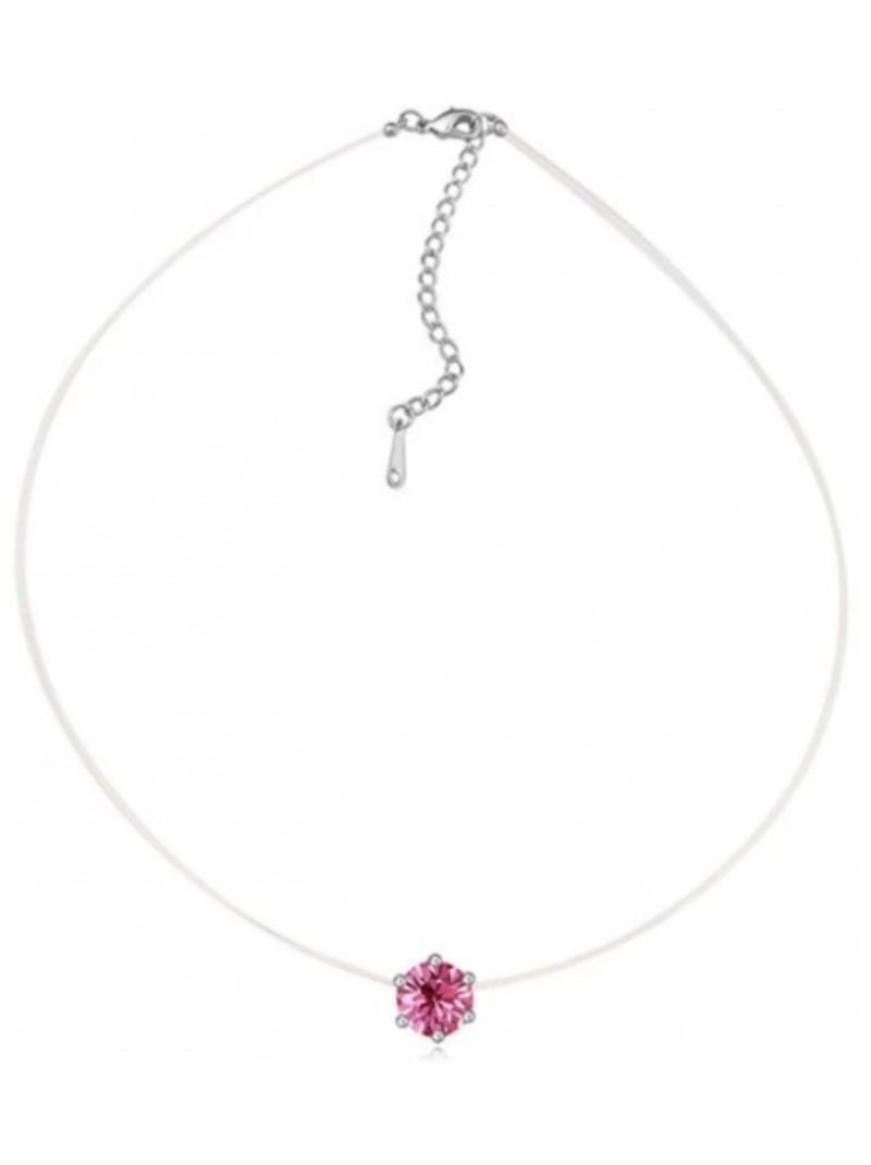 Pendentifs Invisible - Argenté et Rose Rose - Kiabi